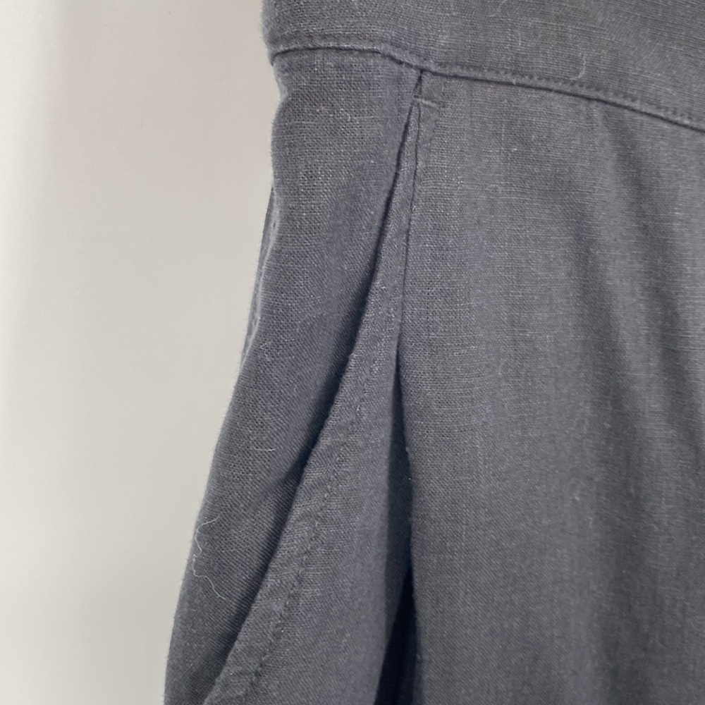 Madewell The Easy Linen Pull-On Pants NWT Size 8 Tall - Picture 5 of 10